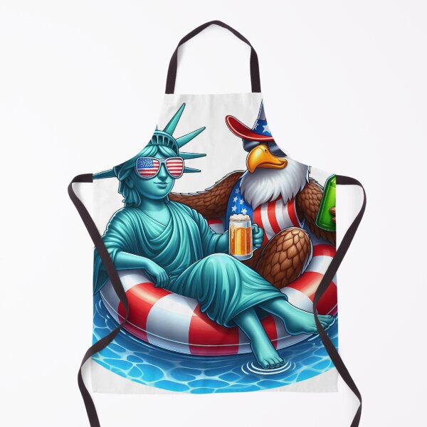 Item preview, 4th of July Clipart – Bald Eagle, Statue of Liberty, BBQ, Beer, Fireworks & Pool Party Vibes, Forth Of July Independence Patriotic Celebrations designed and sold by Adhiambo.