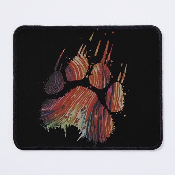Item preview, Abstract Swirl Bear Paw Claw Black (Back Print) designed and sold by TackyTime.