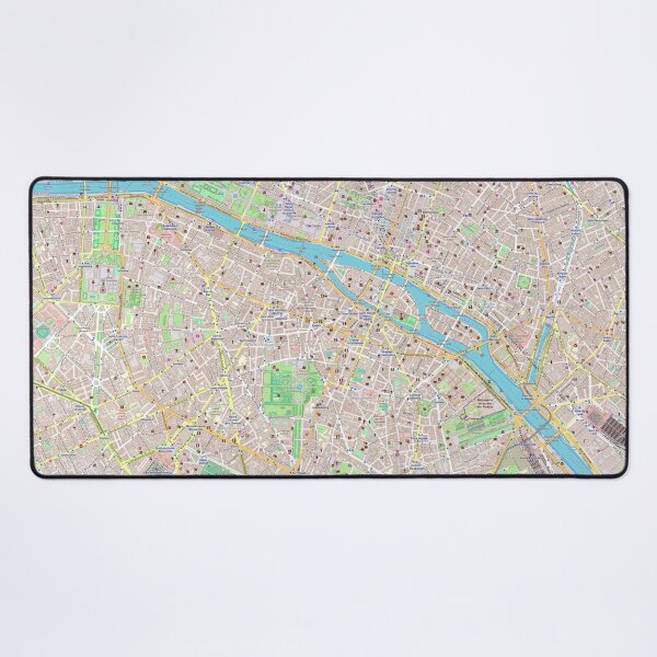Item preview, Paris Map designed and sold by SteadyRolling.