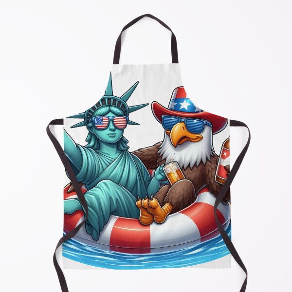 Item preview, 4th of July Clipart – Bald Eagle, Statue of Liberty, BBQ, Beer, Fireworks & Pool Party Vibes, Forth Of July Independence Patriotic Celebrations designed and sold by Adhiambo.