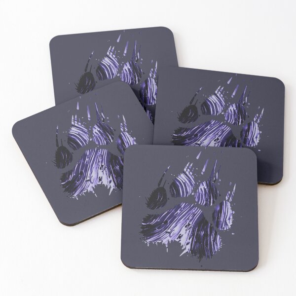 Item preview, Navy Grunge Abstract Swirl Bear Paw Claw  designed and sold by TackyTime.