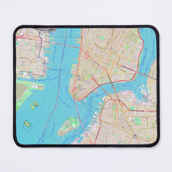 Item preview, New York Map designed and sold by SteadyRolling.