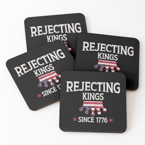 Item preview, Rejecting Kings Since 1776 Patriotic USA Flag designed and sold by Colorfulman.