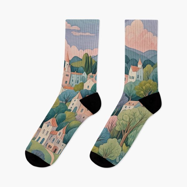 Item preview, Pastel Village no1 designed and sold by Lizetteh.