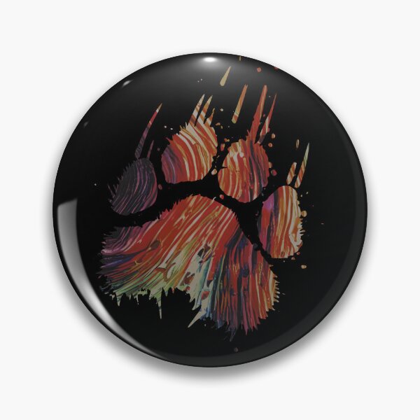 Item preview, Earth Tone Abstract Swirl Bear Paw Claw Black designed and sold by TackyTime.