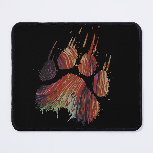 Item preview, Earth Tone Abstract Swirl Bear Paw Claw Black designed and sold by TackyTime.