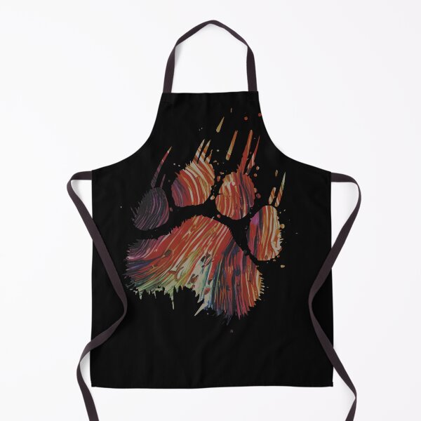 Item preview, Earth Tone Abstract Swirl Bear Paw Claw Black designed and sold by TackyTime.