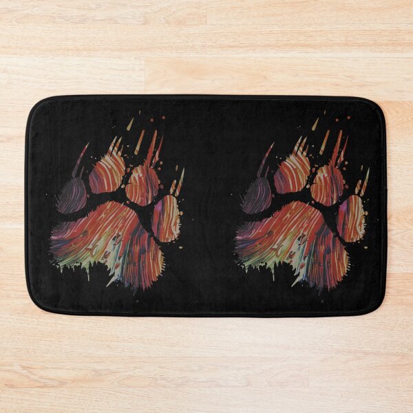 Item preview, Earth Tone Abstract Swirl Bear Paw Claw Black designed and sold by TackyTime.