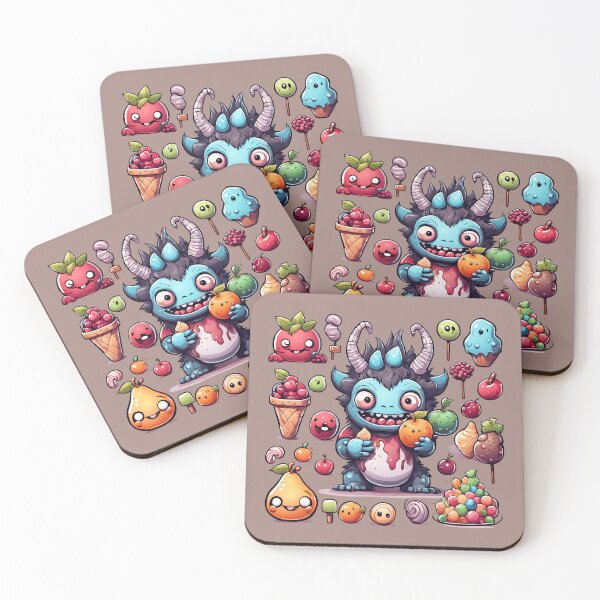 Item preview, Delicious Demon Monster`s designed and sold by Vj-Sets-Shop.
