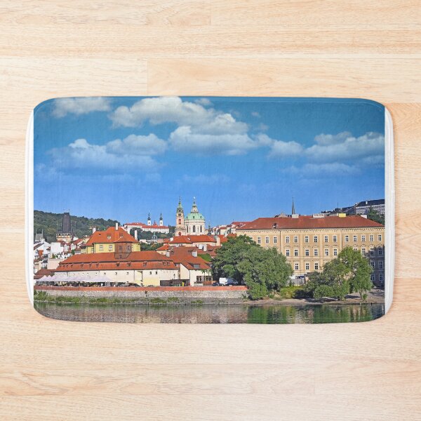 Item preview, Old town Prague, Vltava river riverbank, cityscape, Czech republic designed and sold by goceris.