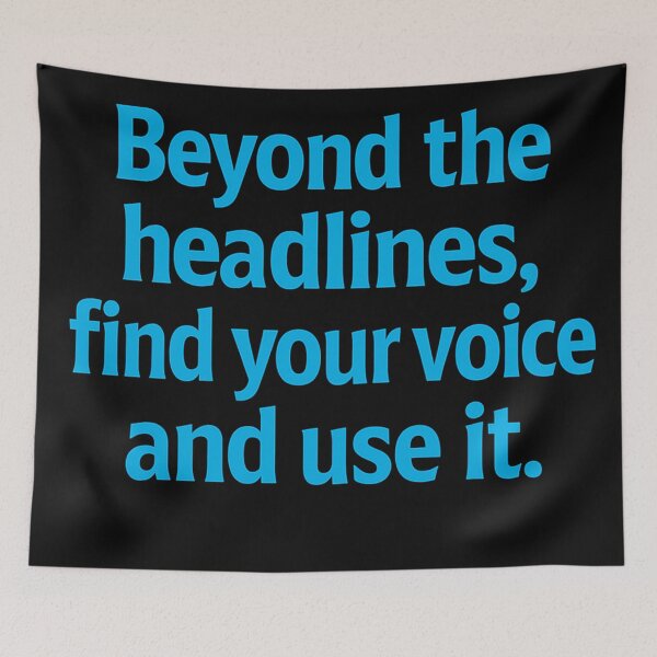 Item preview, Beyond the Headlines, Find Your Voice and Use It designed and sold by Owcomm.