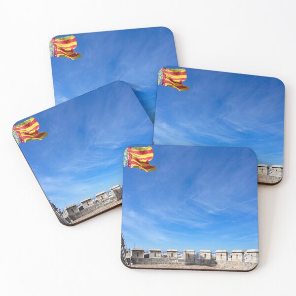 Item preview, Community of Valencia flag on top of the Quart Towers, Valencia,Spain designed and sold by goceris.