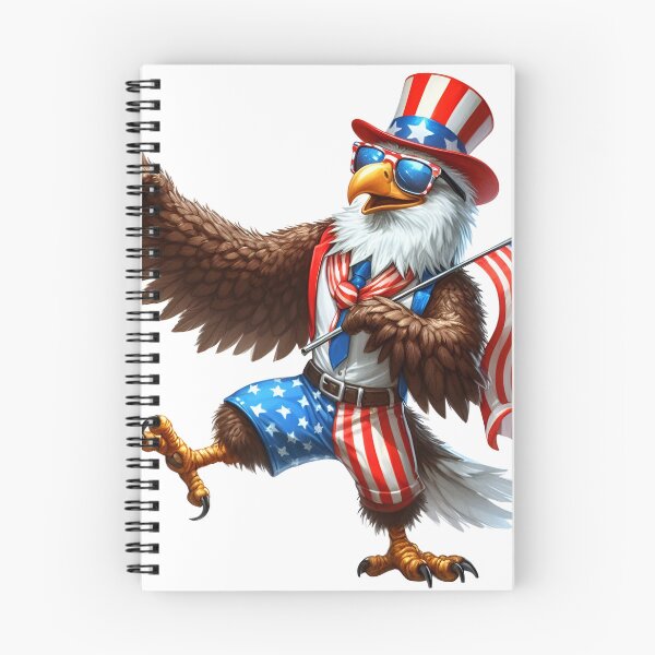 Artikelvorschau, 4. Juli Clipart – Tanzender Adler, Freiheitsstatue, Grillen, Bier, Feuerwerk & Poolparty-Stimmung, patriotische Unabhängigkeitsfeiern zum 4. Juli entworfen und verkauft von Adhiambo.