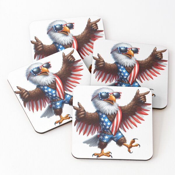 Item preview, 4th of July Clipart – Bald Eagle, Statue of Liberty, BBQ, Beer, Fireworks & Pool Party Vibes, Forth Of July Independence Patriotic Celebrations designed and sold by Adhiambo.