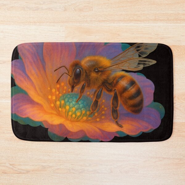 Item preview, Sweet Bee and Flower designed and sold by DamioPolArt.