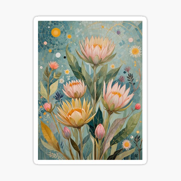 Item preview, Pastel Proteas no2 designed and sold by Lizetteh.