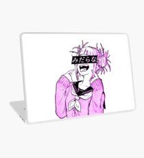 LEWD (PINK) - traurig japanische Anime ästhetisch Laptop Folie
