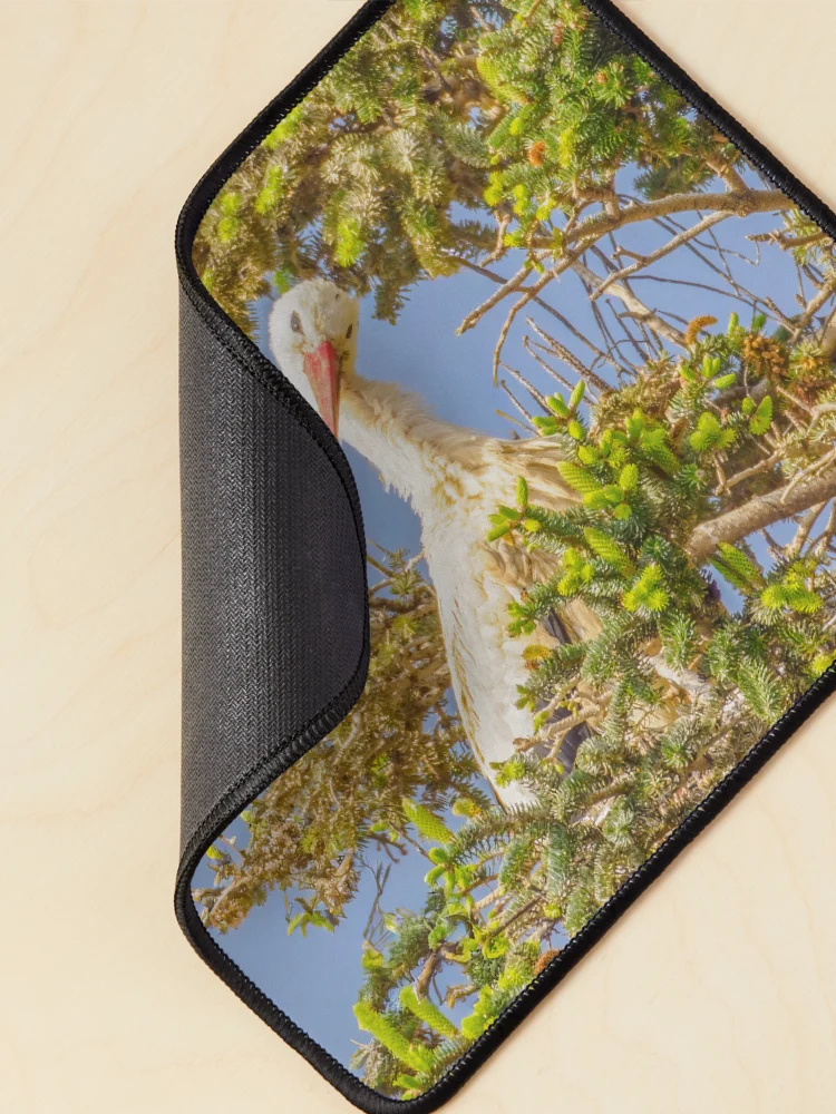 Thumbnail 2 of 5, Mouse Pad, Stork Query designed and sold by Ralph Goldsmith.