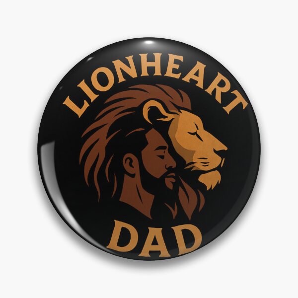 Item preview, Lionheart Dad – Bold African Father Strength Design designed and sold by astersgraphics.