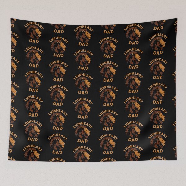 Item preview, Lionheart Dad – Bold African Father Strength Design designed and sold by astersgraphics.