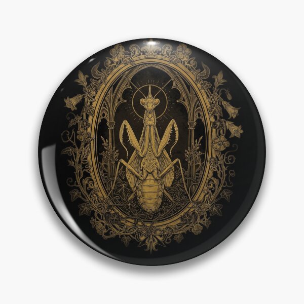 Item preview, Gothic Praying Mantis Icon designed and sold by PixCthulhu.