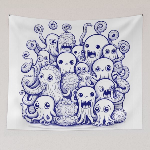 Item preview, Delicious Octopus, like Party Monster`s designed and sold by Vj-Sets-Shop.
