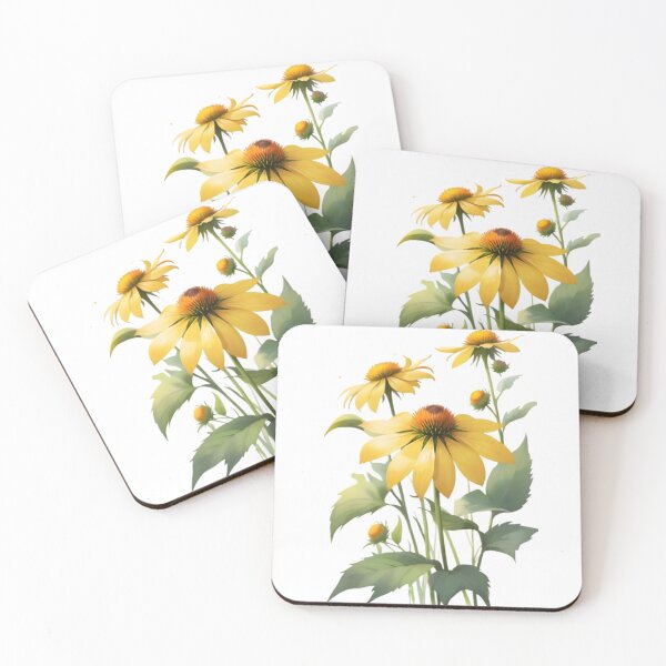 Item preview, Yellow Coneflower designed and sold by HOMETOWN86.