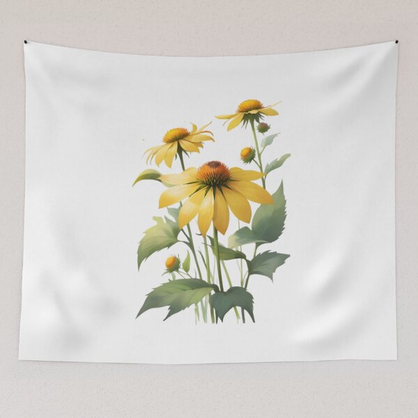 Item preview, Yellow Coneflower designed and sold by HOMETOWN86.