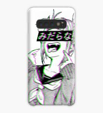 LEWD - Traurige japanische Anime Ästhetik Hülle & Klebefolie für Samsung Galaxy