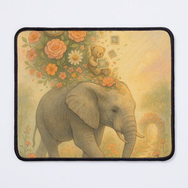 Item preview, Journey Through Memories: The Enchanted Elephant Garden designed and sold by HelloSol!.
