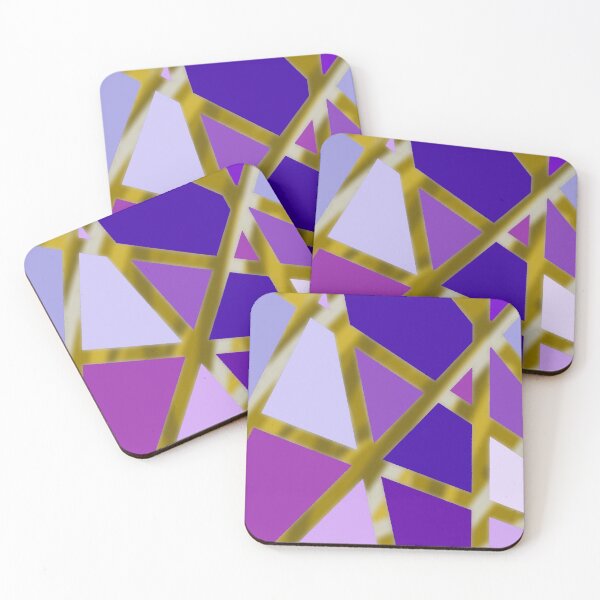 Item preview, Purple Polygons designed and sold by BerryCraft.