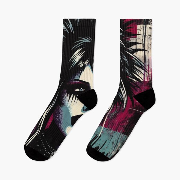 Item preview, Siouxsie Spirit – Gothic Punk Icon in Urban Pop Art designed and sold by  Ojo de Lilith.