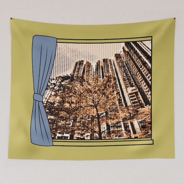 Item preview, Building view outside the window designed and sold by chilielephant.