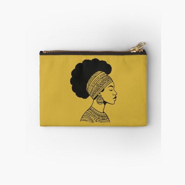Item preview, Afrocentric Queen Silhouette – Tribal African Woman Art designed and sold by astersgraphics.