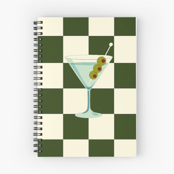 Item preview, Mid-Century Martini Cocktail Art – Retro Bar Wall Decor designed and sold by weirdfishes123.