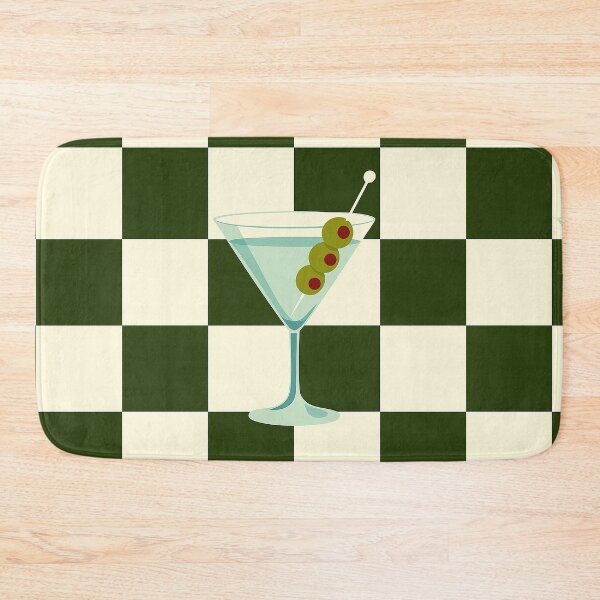 Item preview, Mid-Century Martini Cocktail Art – Retro Bar Wall Decor designed and sold by weirdfishes123.