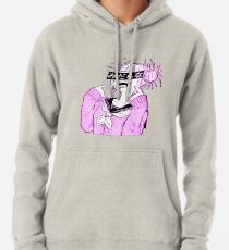 LEWD (PINK) - Sad Japanese Anime Aesthetic Pullover Hoodie