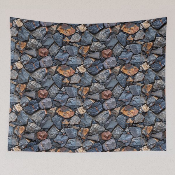 Item preview, Rugged Stone Wall Texture with Earthy Tones designed and sold by NTGUILTY.
