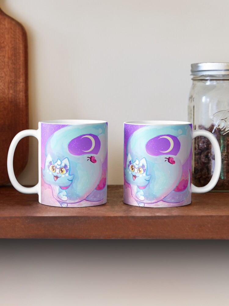Thumbnail 2 of 6, Coffee Mug, Cookie The Ghost-Cat designed and sold by ButterMcNugget.