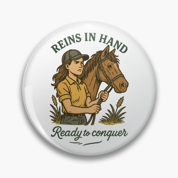 Item preview, Horses Girls Reins In Hand Conquer designed and sold by LuminOrb.