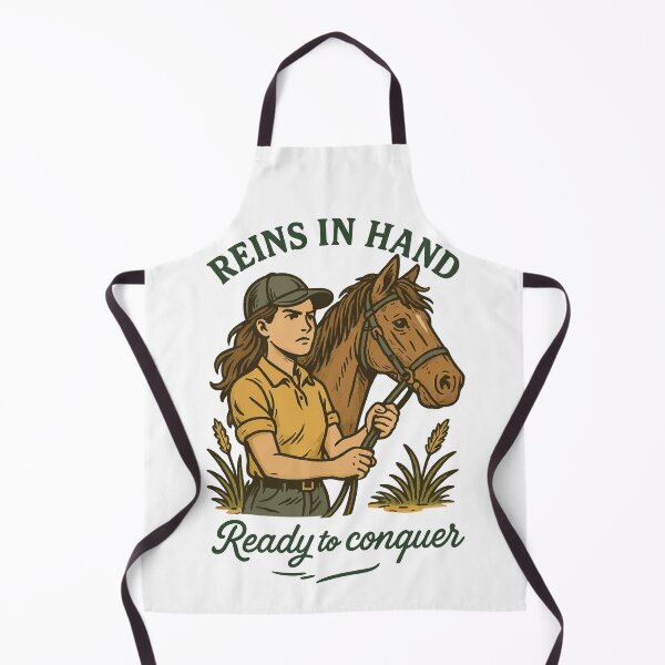 Item preview, Horses Girls Reins In Hand Conquer designed and sold by LuminOrb.