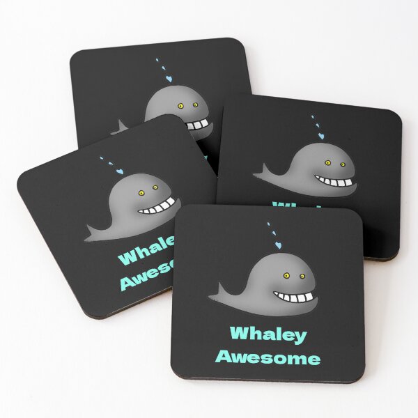 Item preview, Whaley Awesome Cartoon Whale designed and sold by CuteCartoon.