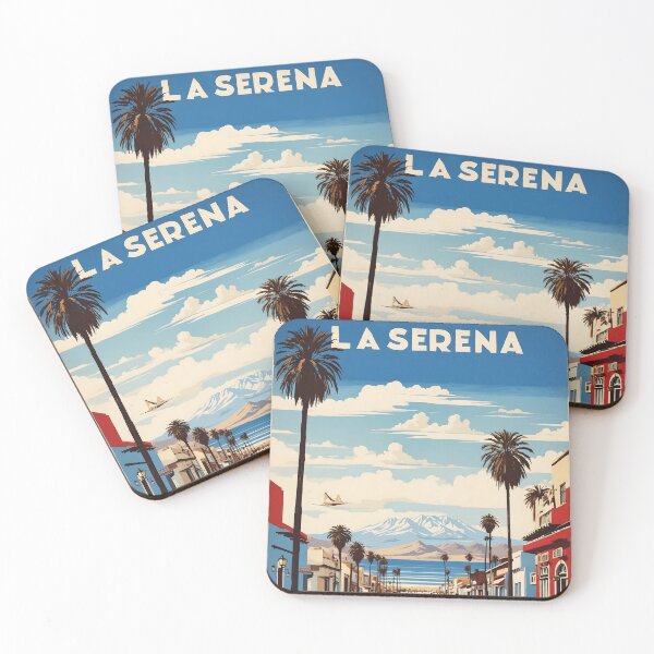 Item preview, La Serena Chile Retro Vintage Poster Tourism  designed and sold by TravelersGems.
