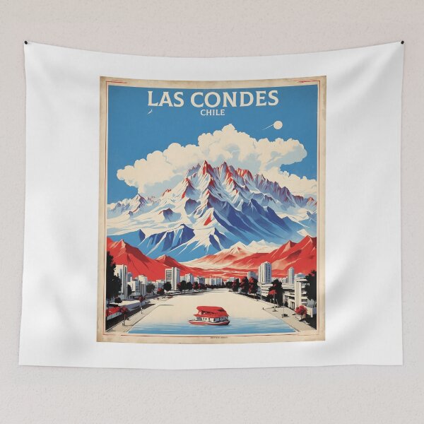 Item preview, Las Condes Chile Retro Vintage Poster Tourism designed and sold by TravelersGems.