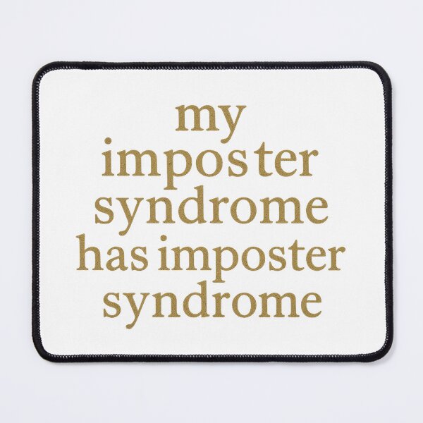 Item preview, My Imposter Syndrome Has Imposter Syndrome – Spiral Identity Sticker designed and sold by CaffeinatedCreatures.