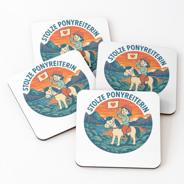 Item preview, Proud Pony Rider Horse Girl Motif designed and sold by LuminOrb.