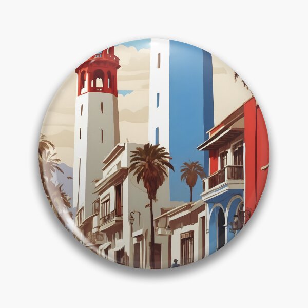 Item preview, La Serena Chile Retro Vintage Poster Tourism 2 designed and sold by TravelersGems.