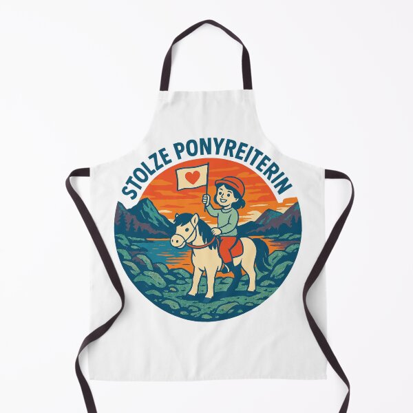 Item preview, Proud Pony Rider Horse Girl Motif designed and sold by LuminOrb.
