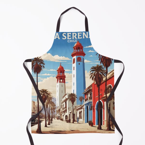 Item preview, La Serena Chile Retro Vintage Poster Tourism 2 designed and sold by TravelersGems.