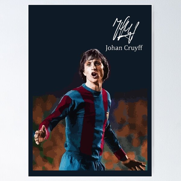 Artikel-Vorschau von Johan Cruyff. FC Barcelona. Entwurf 3, designt und verkauft von ocusido.